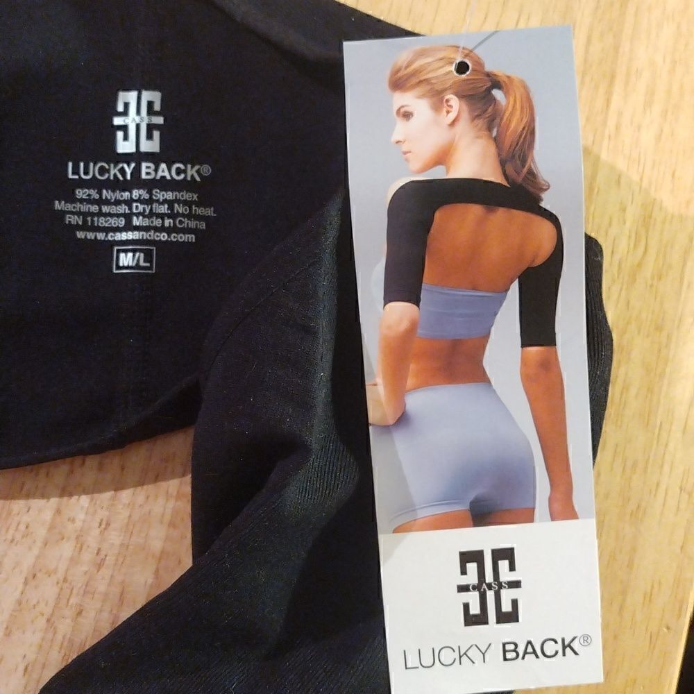 Cass Invisibellas, Lucky Back black ,nwt (406) - Picture 4 of 5